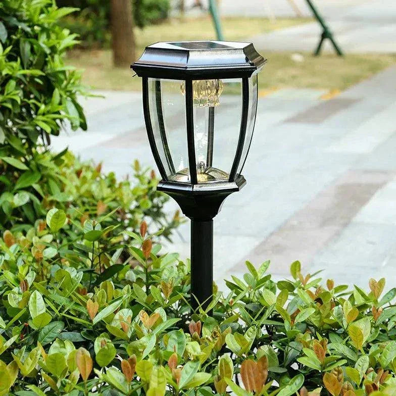 Lampadaire Extérieur De Jardin En Verre Rétro - Clowas.fr