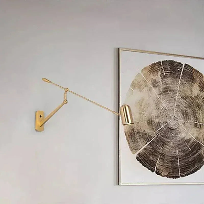 Applique Murale Contemporaine Design Vintage Réglable En Laiton - Clowas.fr
