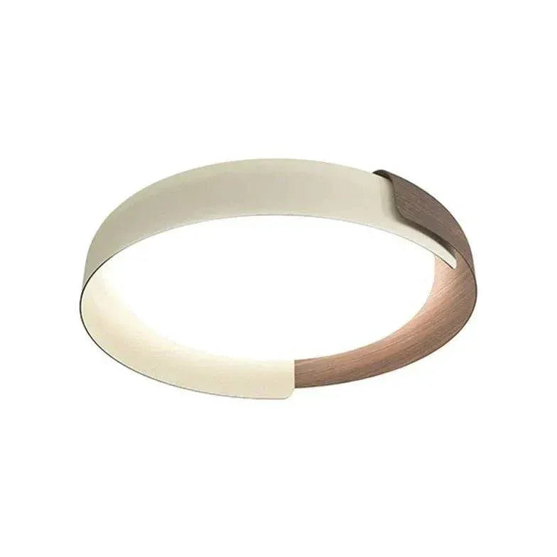 Plafonnier Plat Led Design Minimaliste Chambre Bois - Clowas.fr
