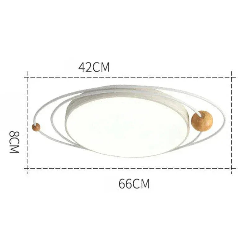 Plafonnier Blanc Moderne Rond Pour Salon Et Maison - Clowas.fr