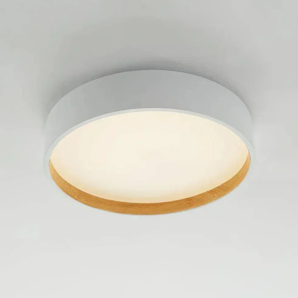 Plafonnier Design Blanc Minimaliste Géométrique Moderne - Clowas.fr