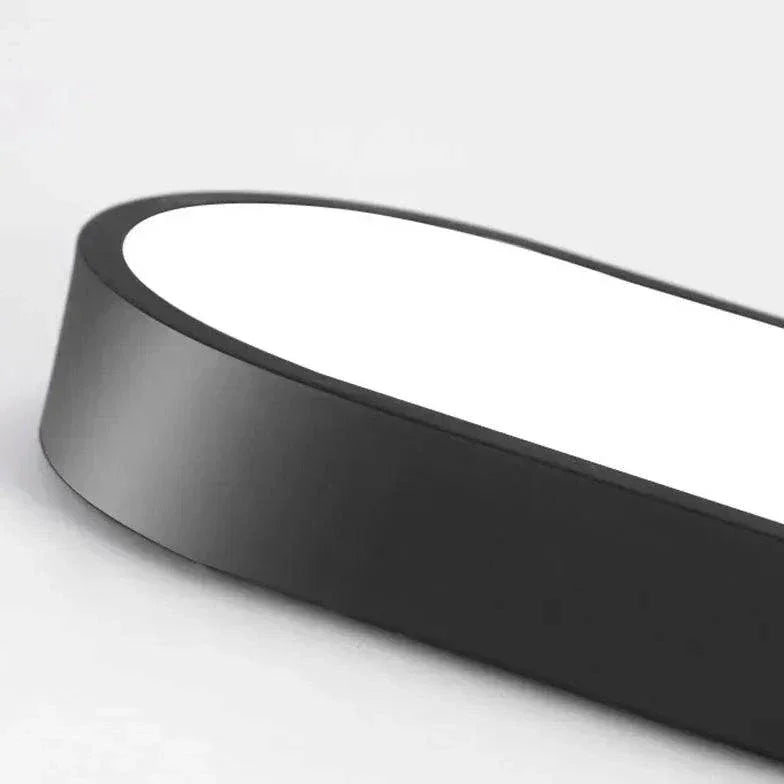 Plafonnier Couloir Simple Design Noir - Clowas.fr