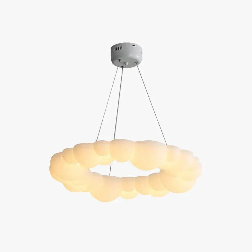 Suspension Moderne Blanche Douce Pour Chambre - Clowas.fr