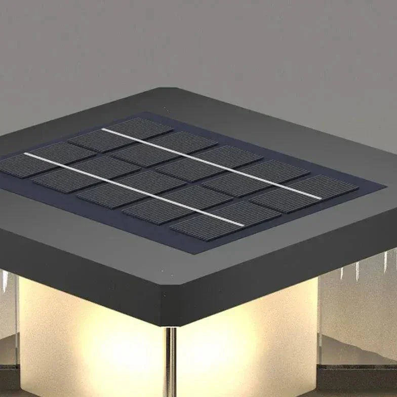 Borne Lumineuse Extérieure Décorative Solaire Jardin - Clowas.fr