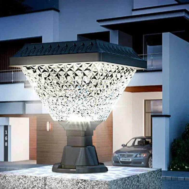 Luminaire Portail Extérieur Solaire Décoratif Jardin - Clowas.fr