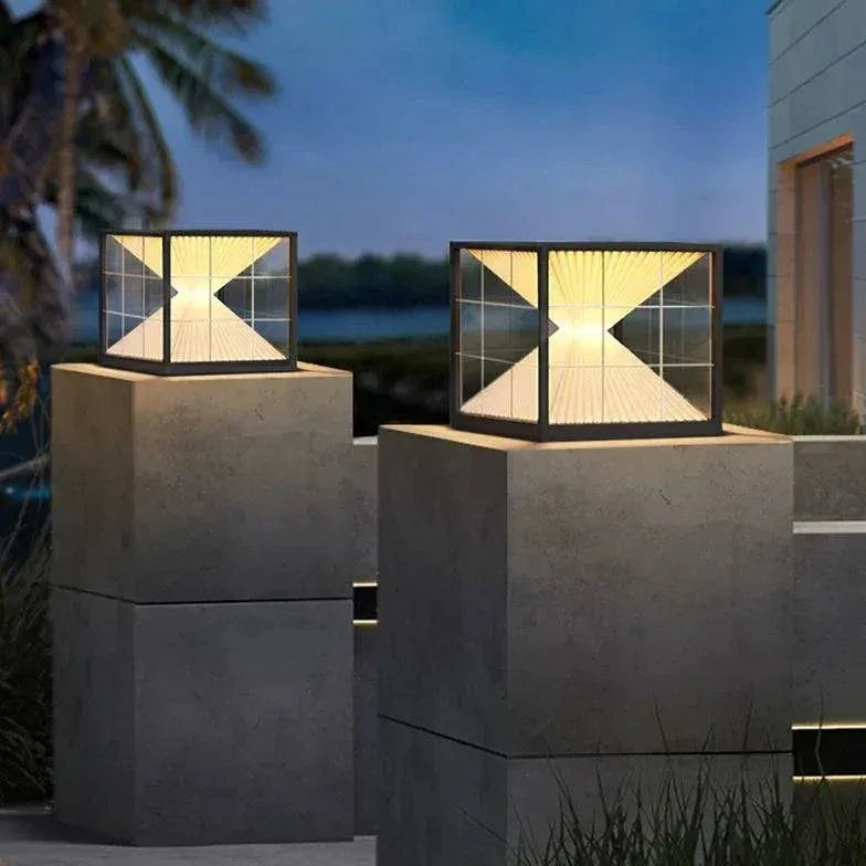 Lampadaire Extérieur À Led En Forme De Sablier - Clowas.fr