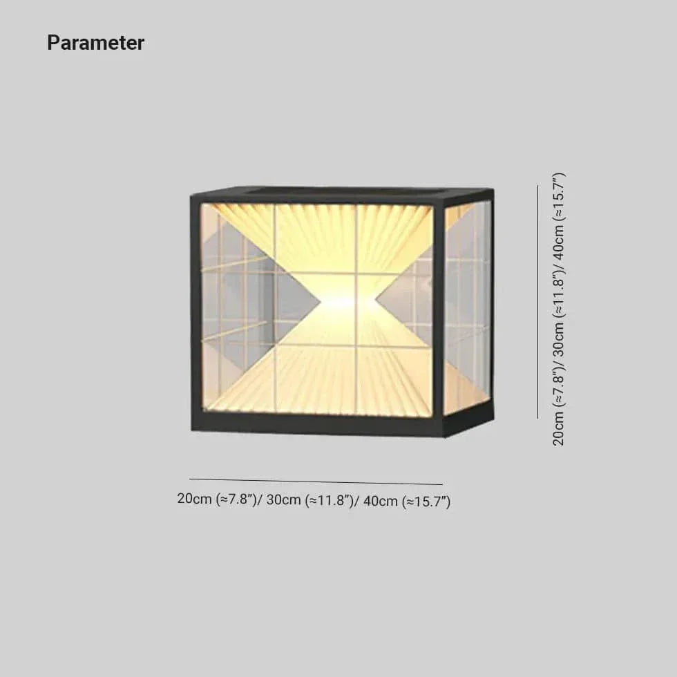 Lampadaire Extérieur À Led En Forme De Sablier - Clowas.fr