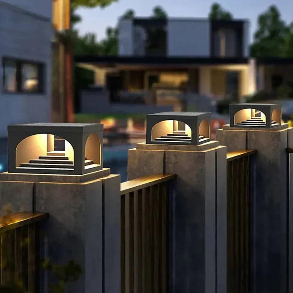 Lampe De Jardin Sur Pied Solaire Métal Ambiance - Clowas.fr