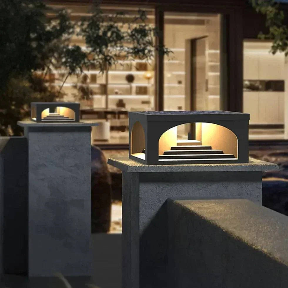 Lampe De Jardin Sur Pied Solaire Métal Ambiance - Clowas.fr