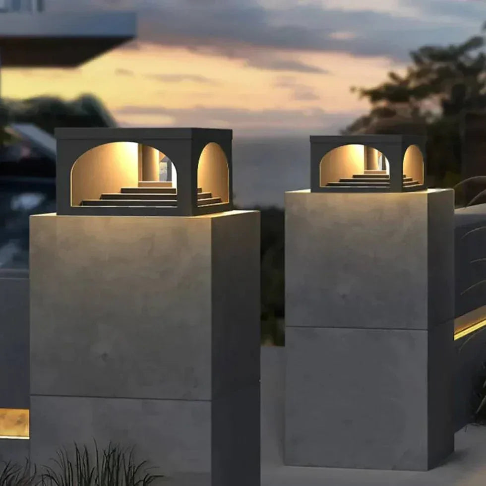 Lampe De Jardin Sur Pied Solaire Métal Ambiance - Clowas.fr