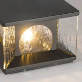 Lampadaire Extérieur À Led En Verre Ondulé - Clowas.fr