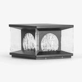 Lampadaire Extérieur À Led En Verre Ondulé - Clowas.fr