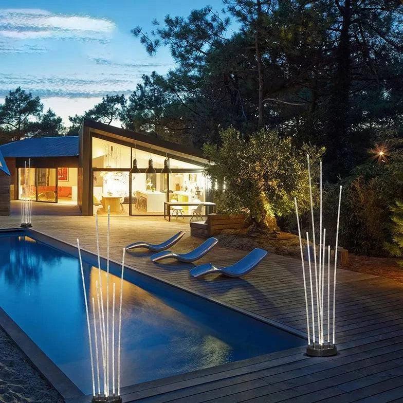 Lampadaire D'Extérieur Led À Fibre Optique - Clowas.fr