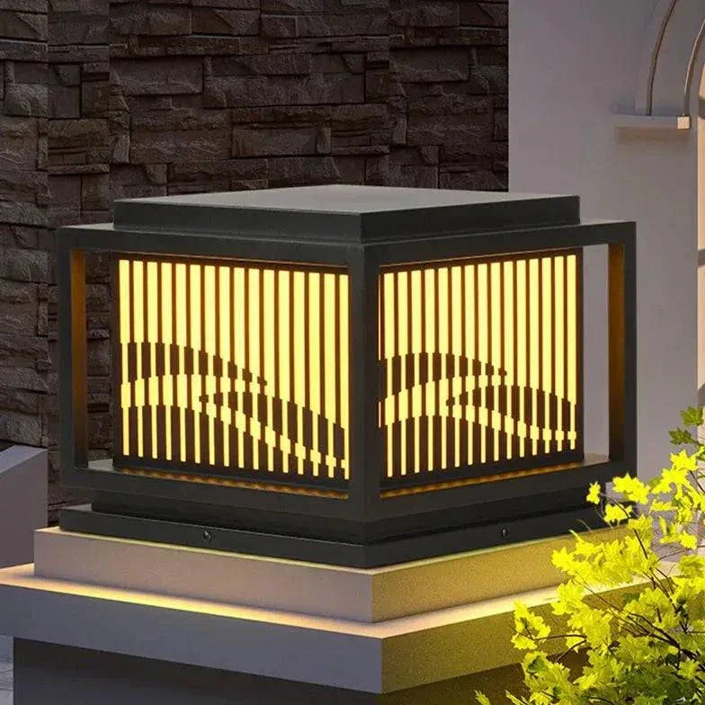 Lampadaire Extérieur À Led Rétro En Forme De Clôture - Clowas.fr