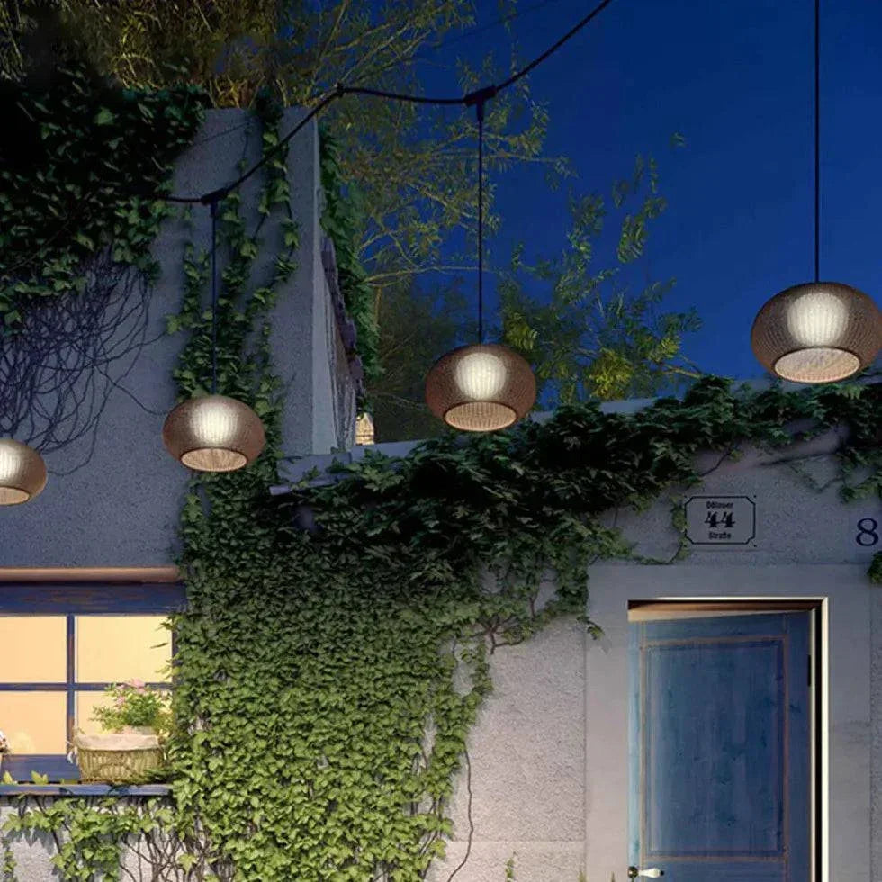 Suspension Exterieur Rotin Créative Moderne - Clowas.fr