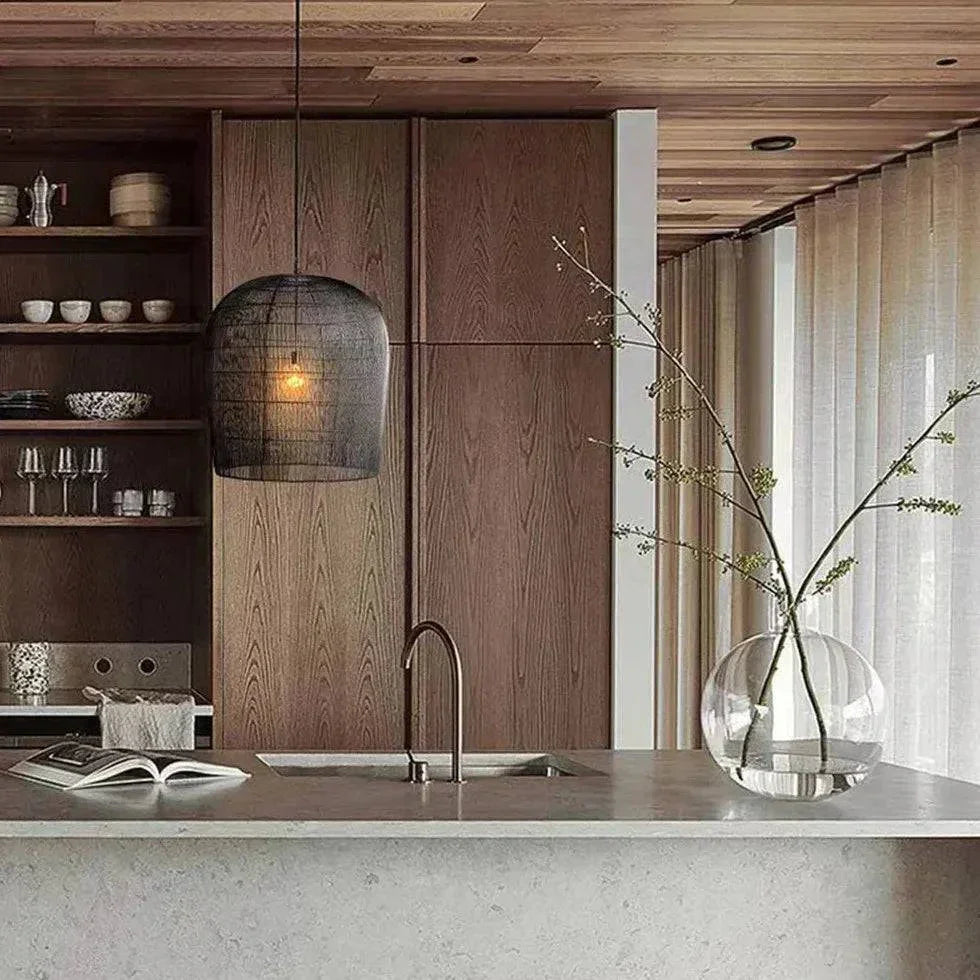 Suspension Tissée En Cloche Pour Cuisine - Clowas.fr