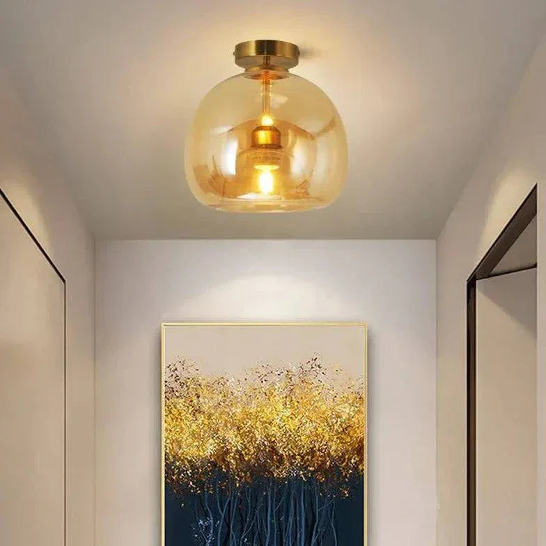 Plafonnier Rond Design Chambre Salon Moderne Nordique - Clowas.fr