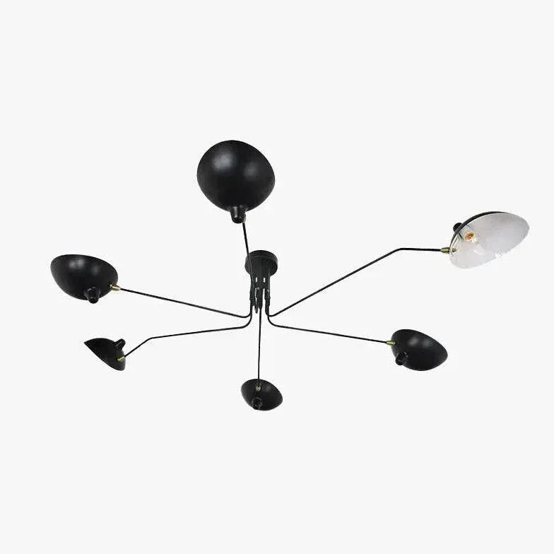 Lustre Suspension Industriel Design Moderne Rotatif - Clowas.fr