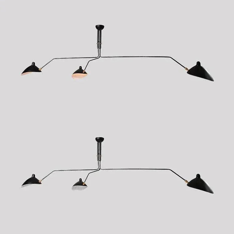 Lustre Suspension Industriel Design Moderne Rotatif - Clowas.fr