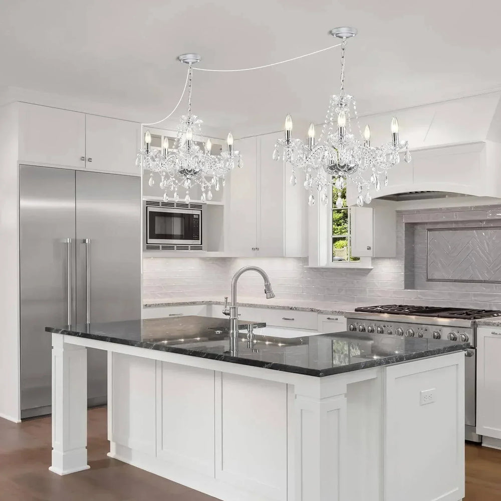 Lustres Pampilles Cristal Moderne Élégant Hôtel - Clowas.fr