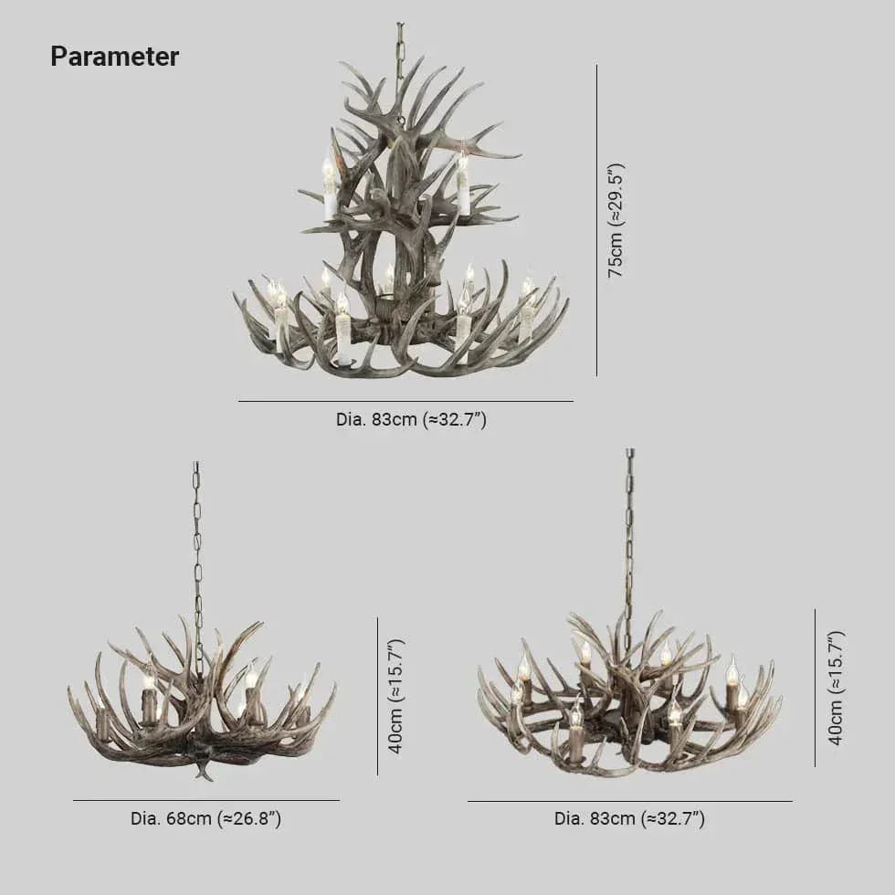 Suspension En Bois Imitation Cerf Pour Salon - Clowas.fr
