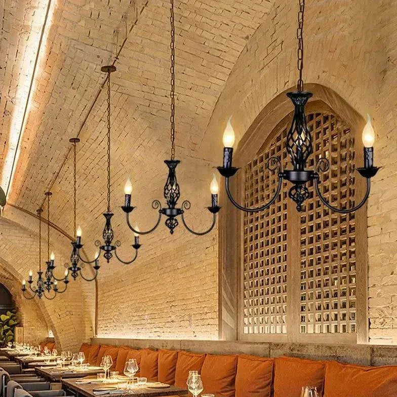 Lustre Chandelier De Style Rétro Pour Restaurant - Clowas.fr