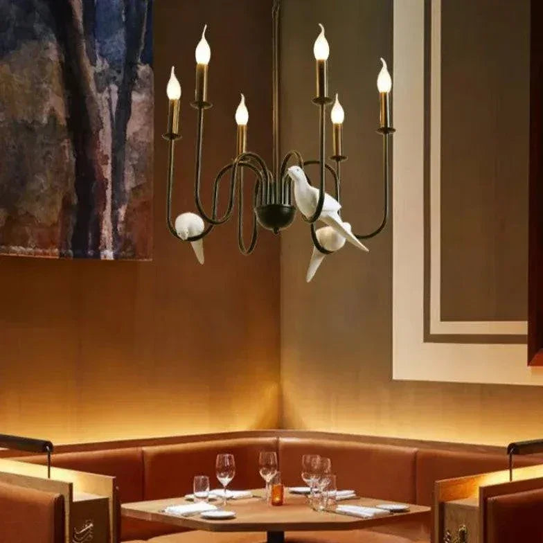 Lustre En Fer Moderne Pour Restaurant - Clowas.fr