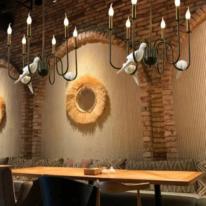 Lustre En Fer Moderne Pour Restaurant - Clowas.fr
