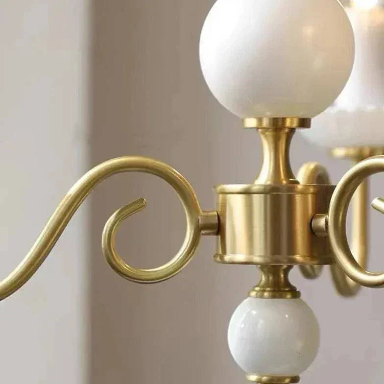 Lustre En Céramique Style Rétro Palace Français - Clowas.fr