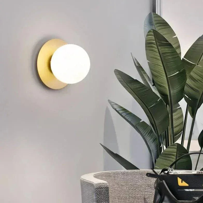 Luminaire Mural Or Verre Nordique - Clowas.fr