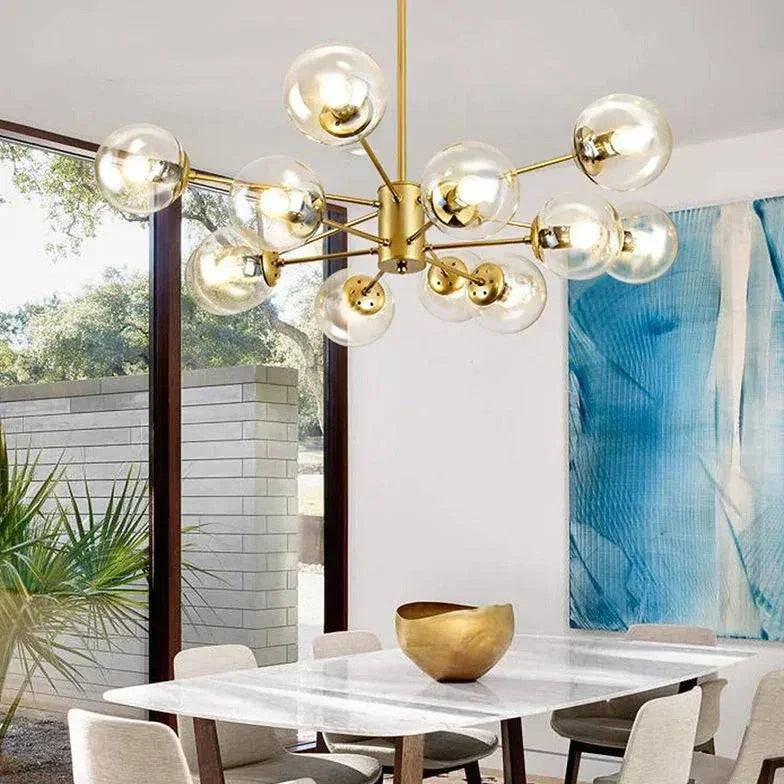 Lustre Boule De Verre Nordique Moderne - Clowas.fr