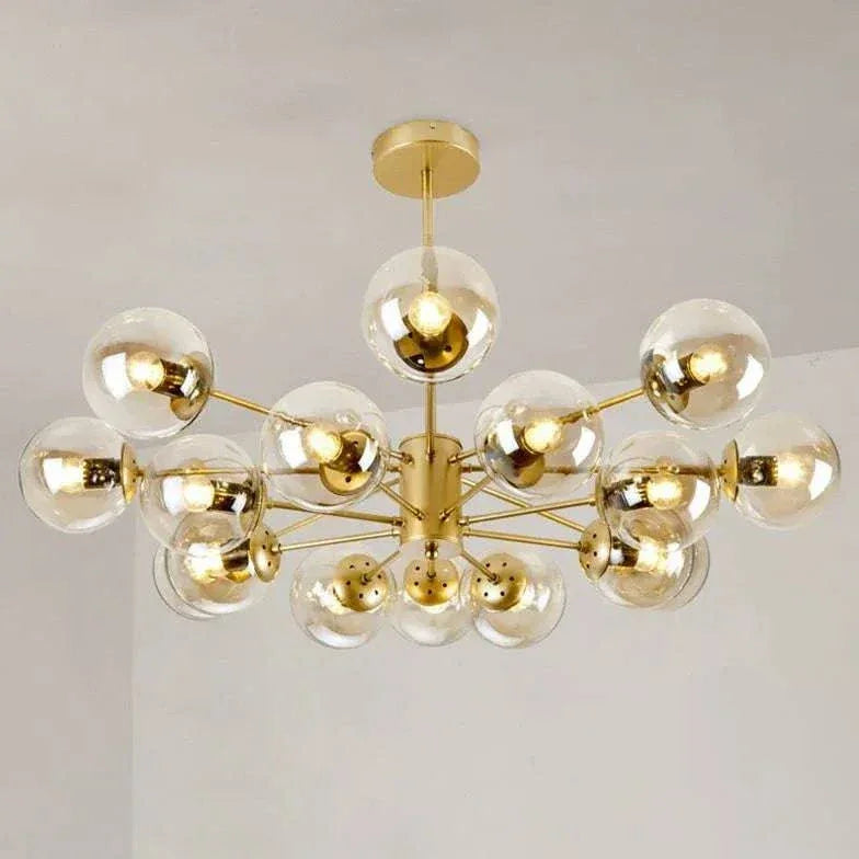 Lustre Boule De Verre Nordique Moderne - Clowas.fr