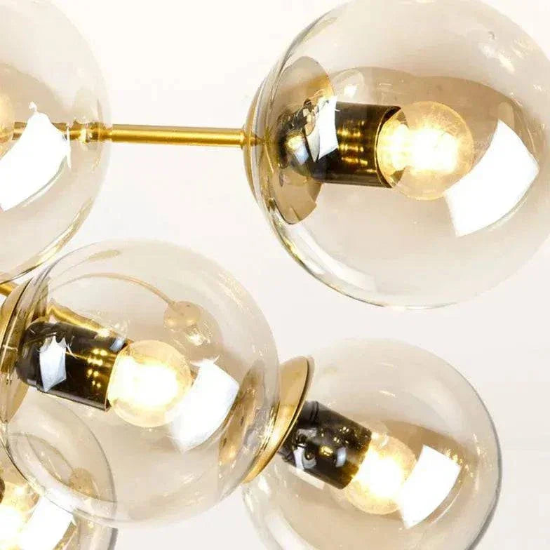 Lustre Boule De Verre Nordique Moderne - Clowas.fr