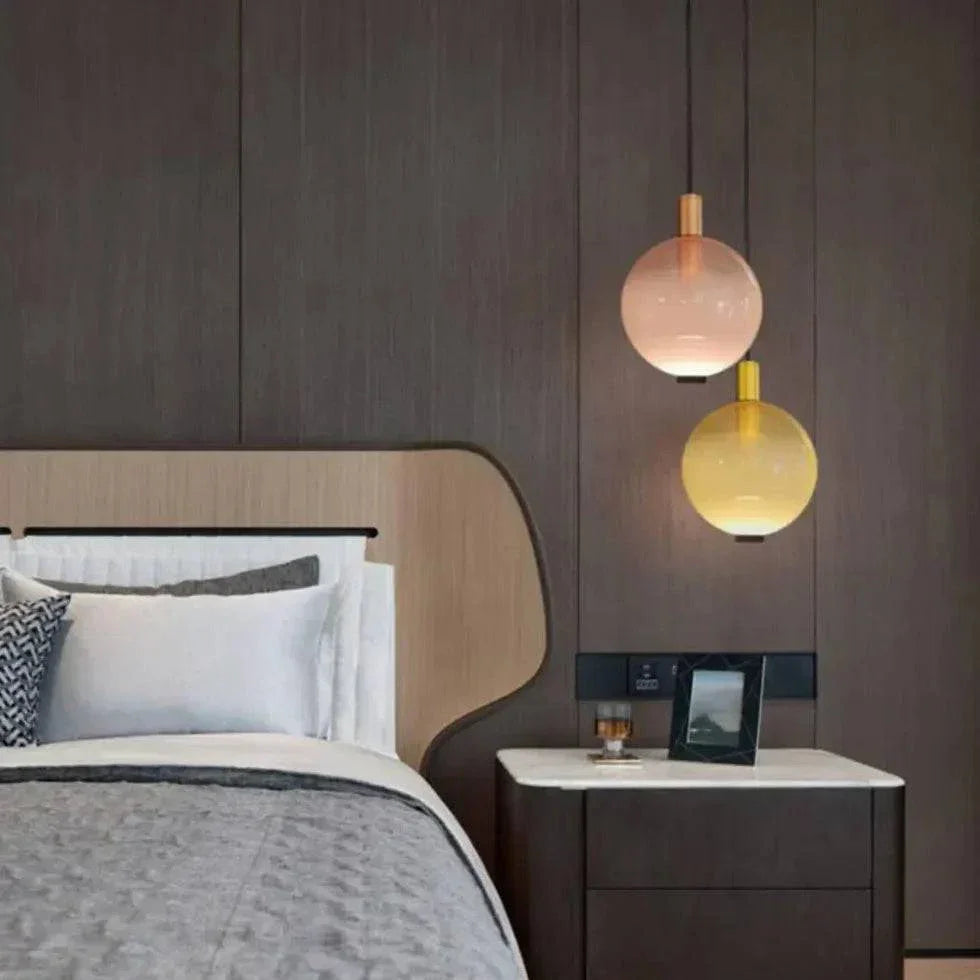 Suspension Boule De Verre Design Moderne Nordique - Clowas.fr