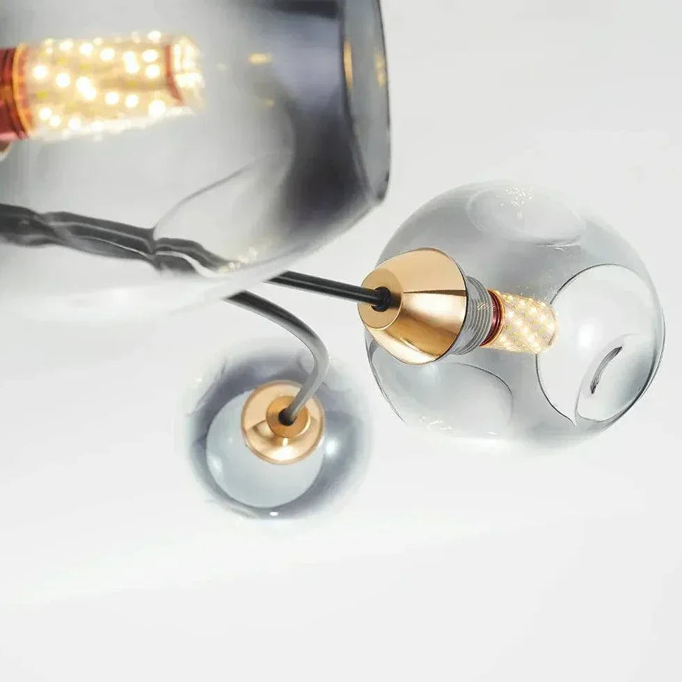 Plafonnier En Verre Transparent Pour Chambre - Clowas.fr