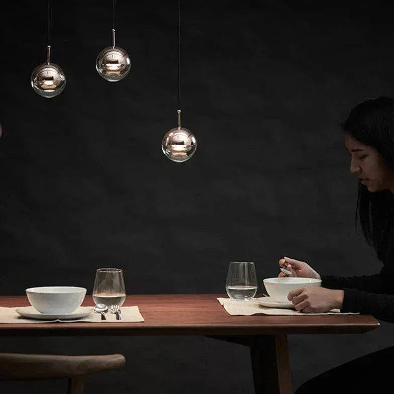 Lustre Boules Verre Nordique Moderne Créatif - Clowas.fr
