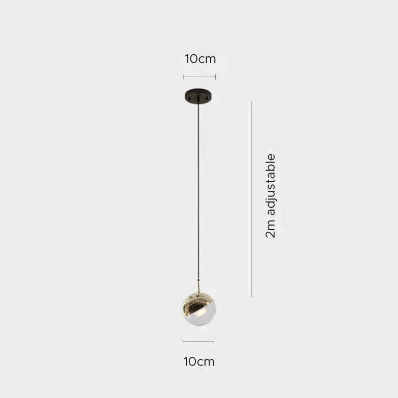 Lustre Boules Verre Nordique Moderne Créatif - Clowas.fr