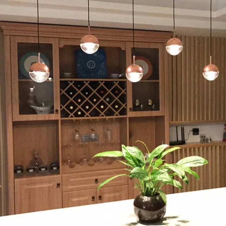 Lustre Boules Verre Nordique Moderne Créatif - Clowas.fr