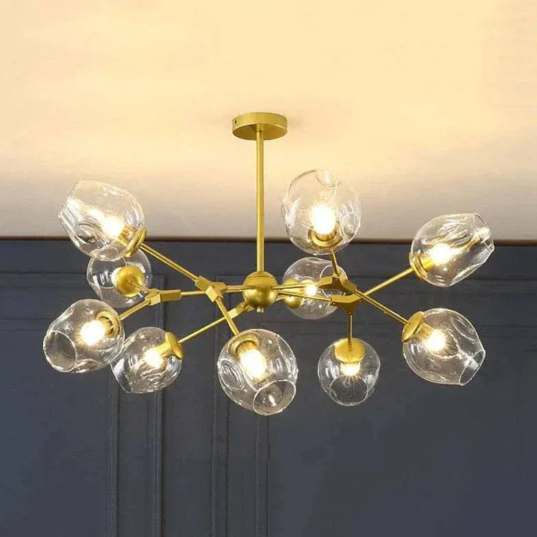 Lustre Multi Ampoules Nordique Moderne Créatif - Clowas.fr
