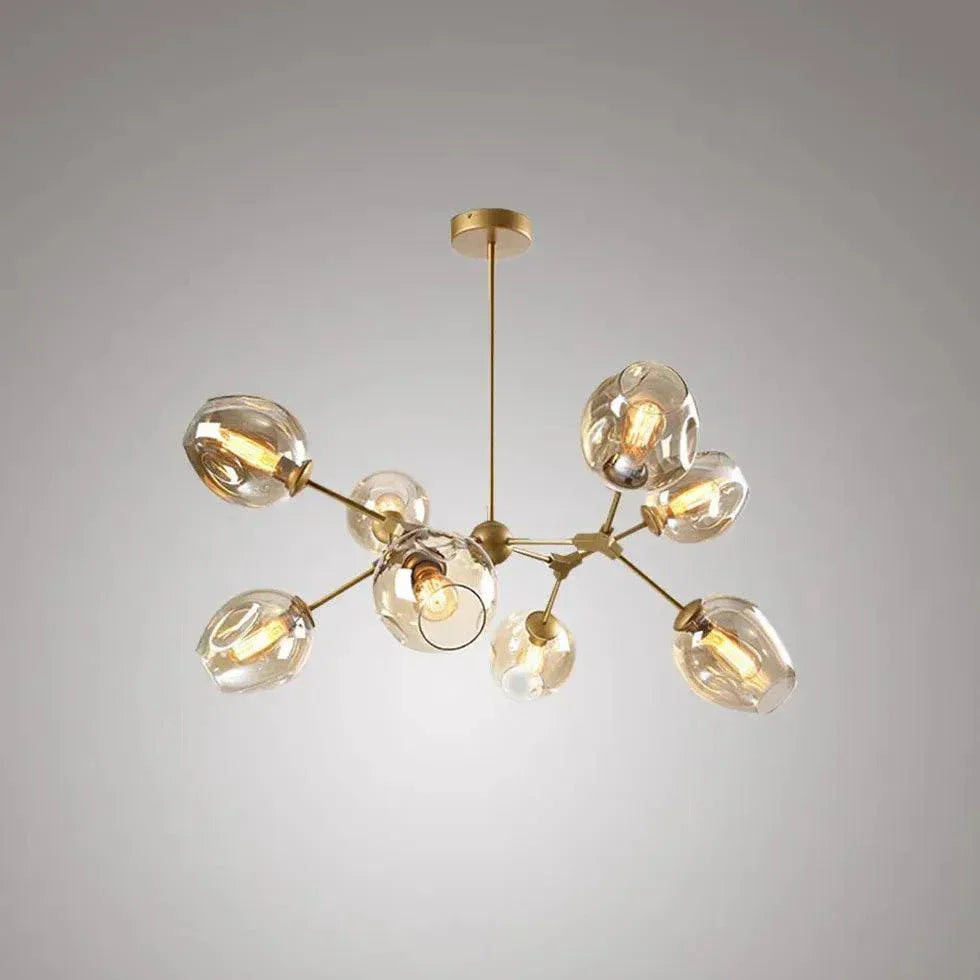 Lustre Multi Ampoules Nordique Moderne Créatif - Clowas.fr