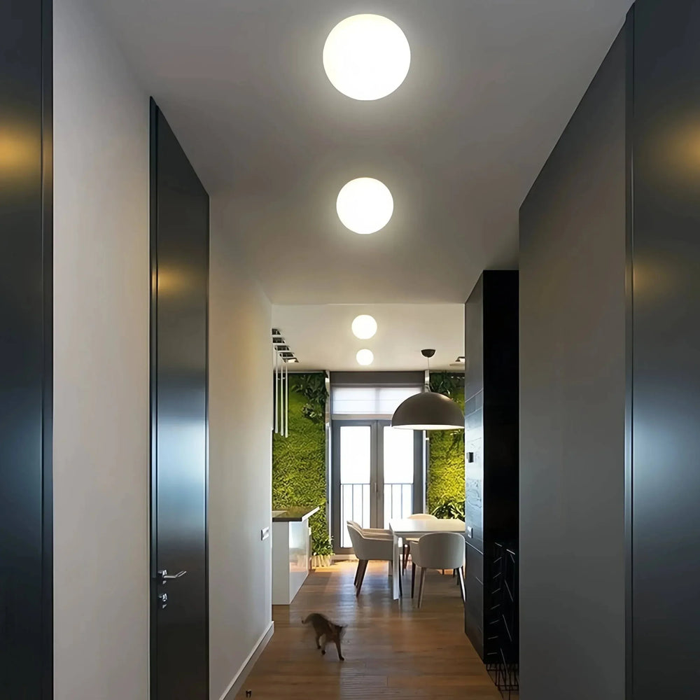 Plafonnier Boules Verre Moderne Minimaliste - Clowas.fr