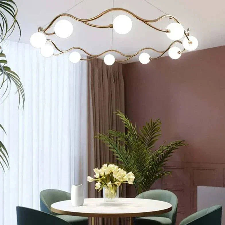 Lustre Suspension Pour Cuisine Nordique Moderne - Clowas.fr