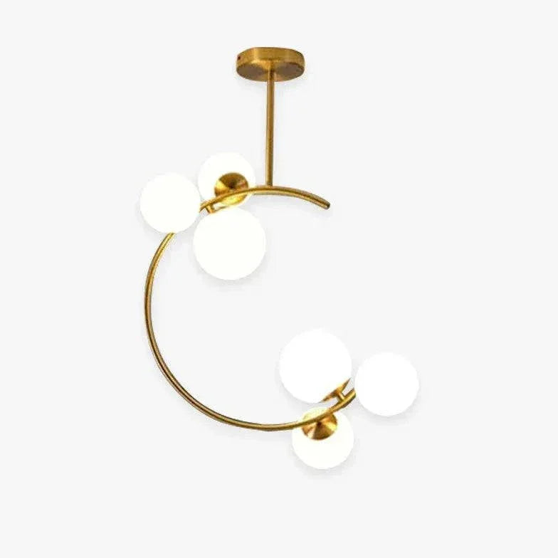 Grand Lustre Rond Créatif Nordique Moderne - Clowas.fr