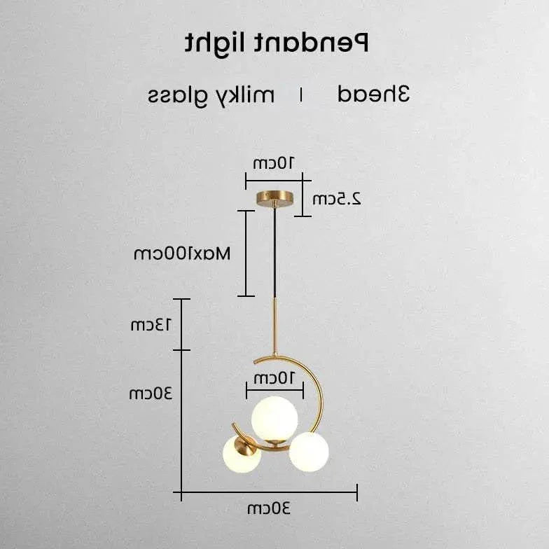 Grand Lustre Rond Créatif Nordique Moderne - Clowas.fr