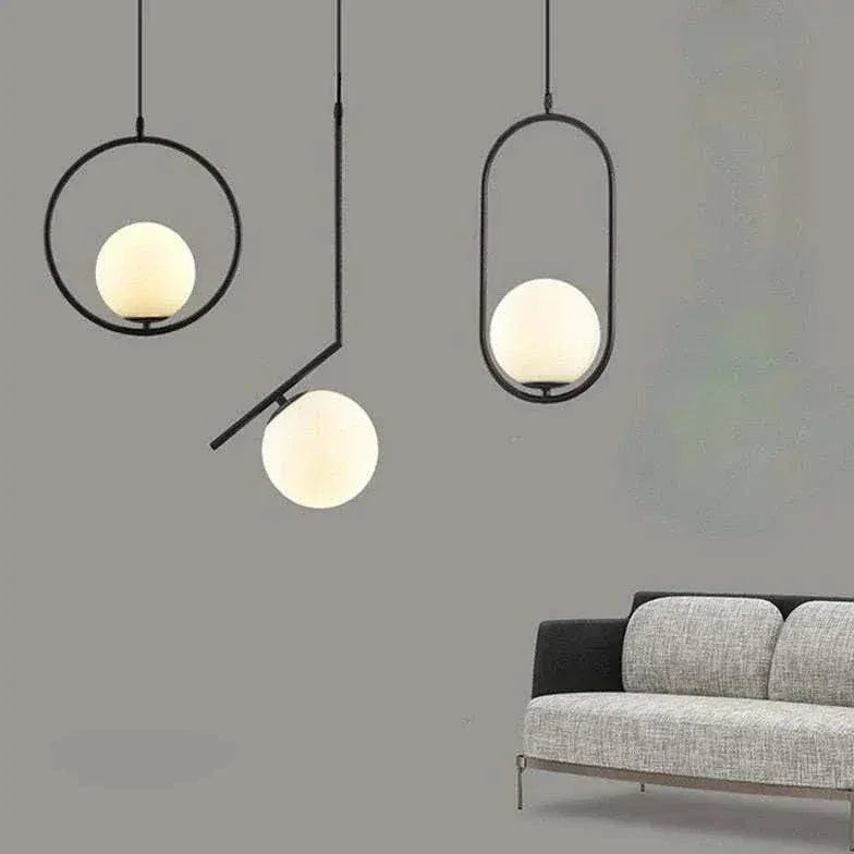 Lustre Design Simple Et Moderne Pour Chambre À Coucher - Clowas.fr
