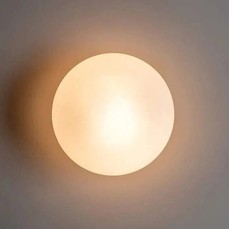 Luminaire Rond Mural Moderne Simple Verre - Clowas.fr