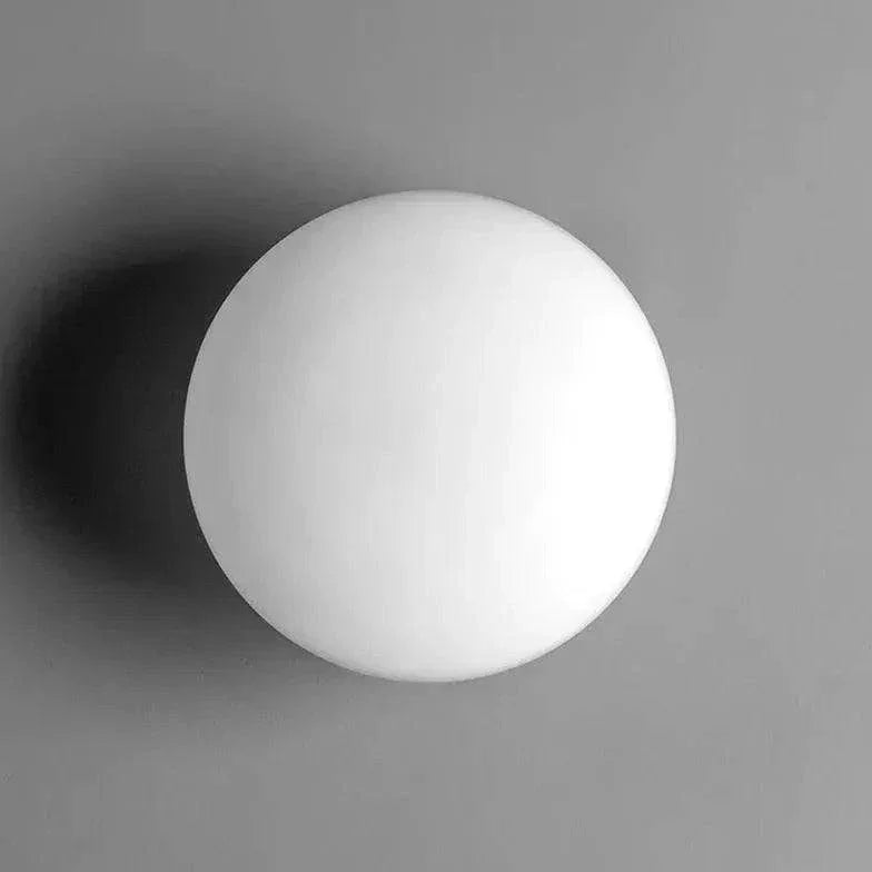 Luminaire Rond Mural Moderne Simple Verre - Clowas.fr