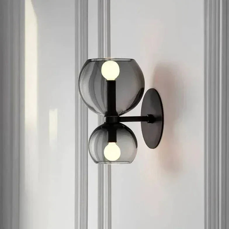 Applique Murale En Verre Haut Et Bas Pour Salon - Clowas.fr