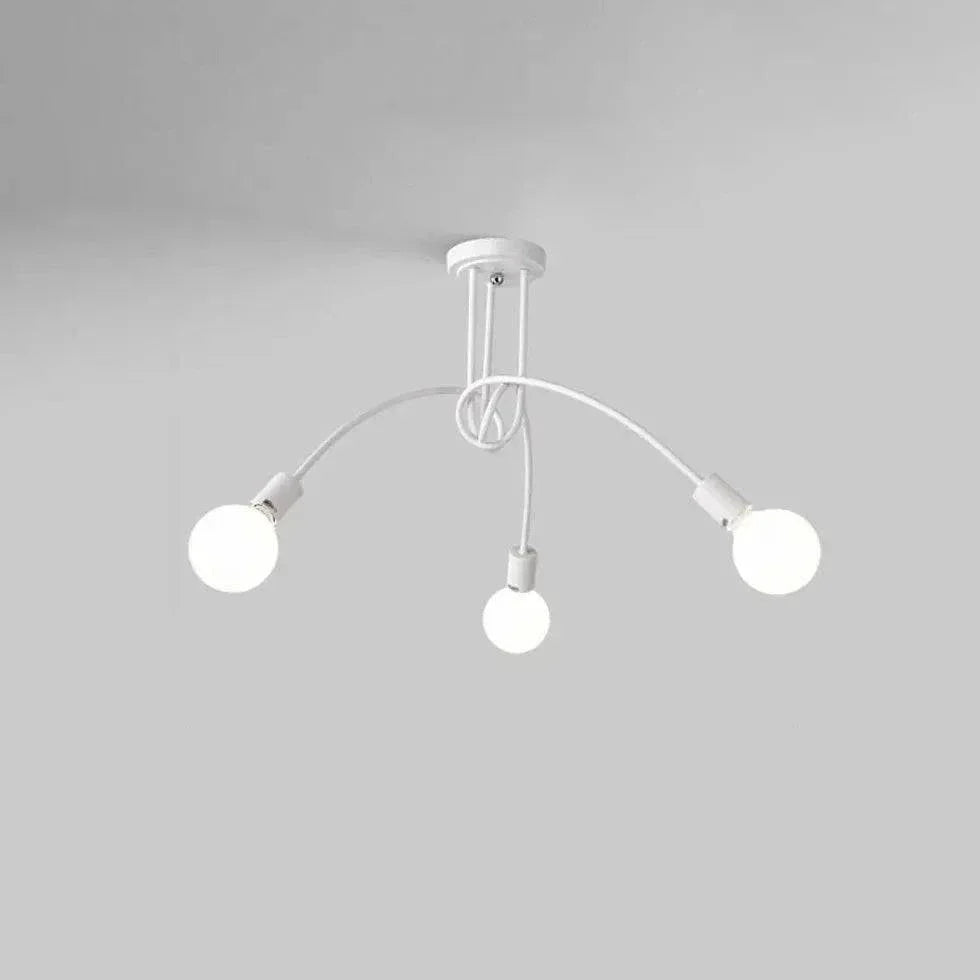 Lampe Blanche Enroulée Avec Plusieurs Sphères - Clowas.fr