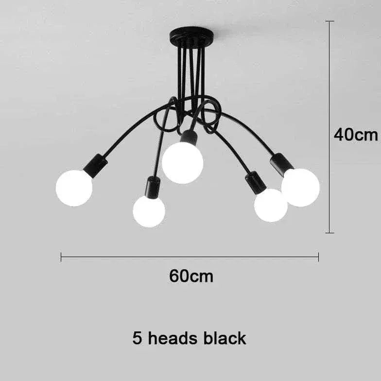 Lampe Blanche Enroulée Avec Plusieurs Sphères - Clowas.fr